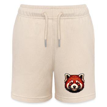 Kleiner Panda - Stanley/Stella Teenager Bio-Joggingshorts MINI BOLTER - Natur - Vorne