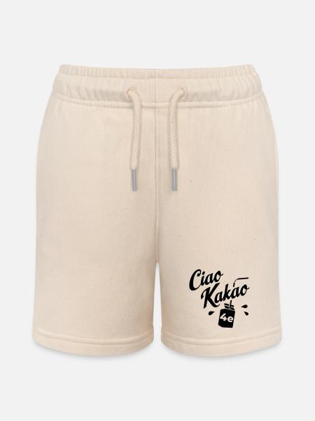 Graduating class 4e - Stanley/Stella MINI BOLTER Organic Teen Jogging Shorts - soft Ecru