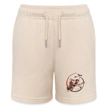 Hexi and Satani - Stanley/Stella MINI BOLTER Organic Teen Jogging Shorts - soft Ecru - Front