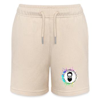 Gesicht bart symbol - Stanley/Stella Teenager Bio-Joggingshorts MINI BOLTER - Natur - Vorne