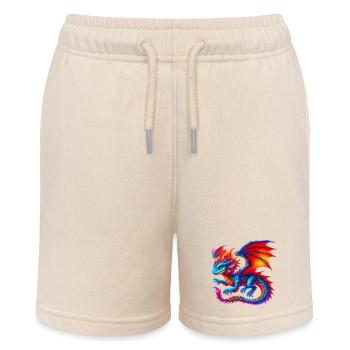 Drache - Stanley/Stella Teenager Bio-Joggingshorts MINI BOLTER - Natur - Vorne
