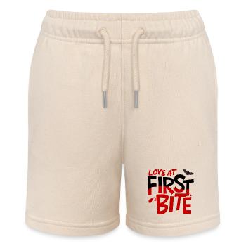 Liebe auf den ersten Biss - Stanley/Stella Teenager Bio-Joggingshorts MINI BOLTER - Natur - Vorne