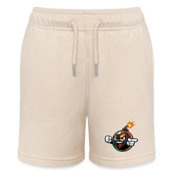 Explosive Angry Bomb Show - Stanley/Stella MINI BOLTER Organic Teen Jogging Shorts - soft Ecru - Front