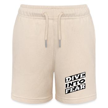 courage bungee jumping safety embracing courage - Stanley/Stella Teenager Bio-Joggingshorts MINI BOLTER - Natur - Vorne