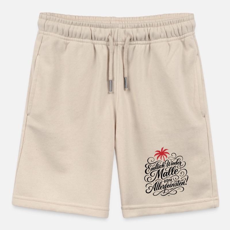 Endlich Malle Spruch Urlaub Stanley/Stella Teenager Bio-Joggingshorts MINI BOLTER