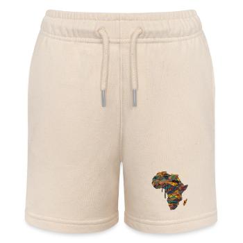 Afrika Kontinent - Stanley/Stella Teenager Bio-Joggingshorts MINI BOLTER - Natur - Vorne