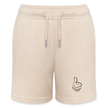 Daumen hoch! - Stanley/Stella Teenager Bio-Joggingshorts MINI BOLTER - Natur - Vorne