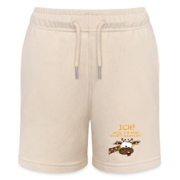 I wasn't giraffe - Stanley/Stella MINI BOLTER Organic Teen Jogging Shorts - soft Ecru - Front