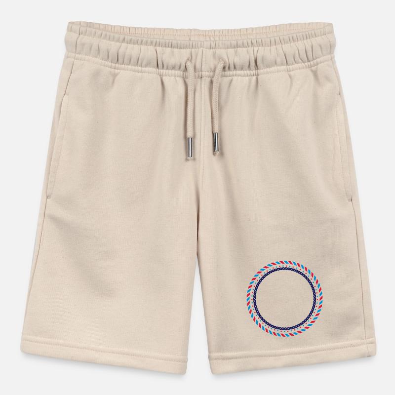 A round frame Stanley/Stella MINI BOLTER Organic Teen Jogging Shorts