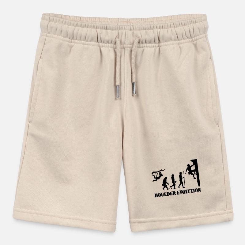 Boulder Evolution Climbing Mountaineering Boulderer Stanley/Stella MINI BOLTER Organic Teen Jogging Shorts