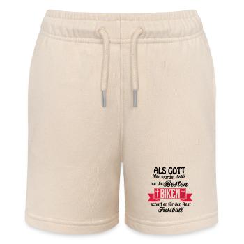 Gott biken - Stanley/Stella Teenager Bio-Joggingshorts MINI BOLTER - Natur - Vorne