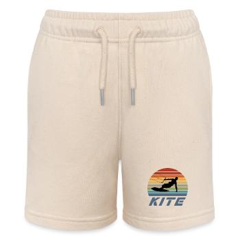 Kite design - Stanley/Stella MINI BOLTER Organic Teen Jogging Shorts - soft Ecru - Front