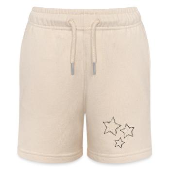 STAR. STAR. STARS. FEAST. ANNIVERSARY. NOEL - Stanley/Stella MINI BOLTER Organic Teen Jogging Shorts - soft Ecru - Front