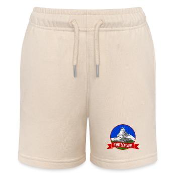 Matterhorn - Zermatt - Switzerland - Stanley/Stella MINI BOLTER Organic Teen Jogging Shorts - soft Ecru - Front
