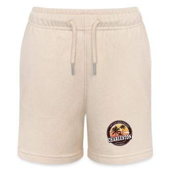 Charleston South Carolina Strand Design - Stanley/Stella Teenager Bio-Joggingshorts MINI BOLTER - Natur - Vorne