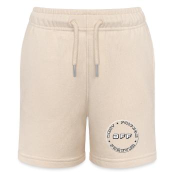 Beste Freunde bester Freund beste Freundin - Stanley/Stella Teenager Bio-Joggingshorts MINI BOLTER - Natur - Vorne