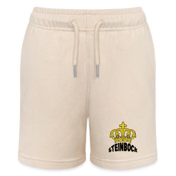 Capricorn Horoscope Saying Zodiac Sign Superstition - Stanley/Stella MINI BOLTER Organic Teen Jogging Shorts - soft Ecru - Front