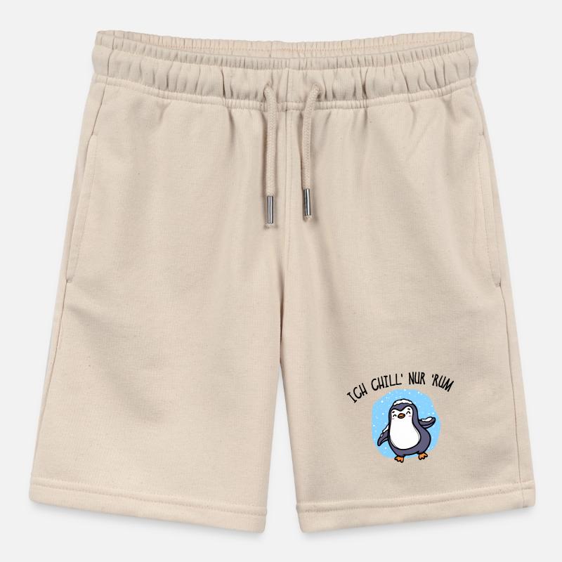 Kälte Pinguin Vogel Tier Eis Schnee Statement Stanley/Stella Teenager Bio-Joggingshorts MINI BOLTER
