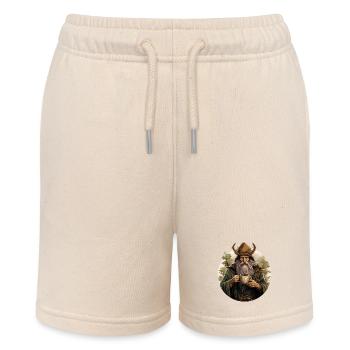 Druide Mit Kaffee Fantasy RPG Shirt - Stanley/Stella Teenager Bio-Joggingshorts MINI BOLTER - Natur - Vorne