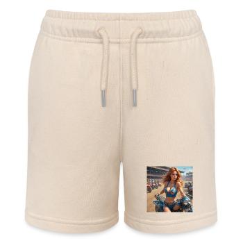 Dirt Track Diva - Stanley/Stella Teenager Bio-Joggingshorts MINI BOLTER - Natur - Vorne