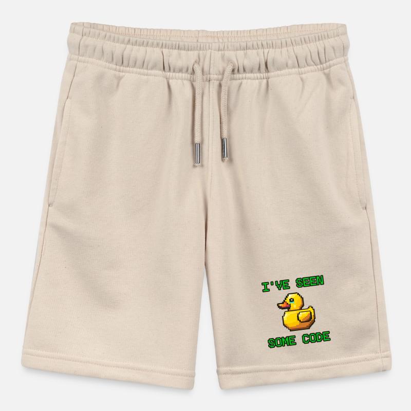 Pixel Duck I’ve Seen Some Code Stanley/Stella MINI BOLTER Organic Teen Jogging Shorts