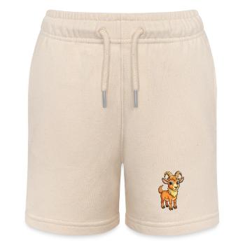Steinbock Niedliche Zeichentrickfigur Kawaii Clipart - Stanley/Stella Teenager Bio-Joggingshorts MINI BOLTER - Natur - Vorne