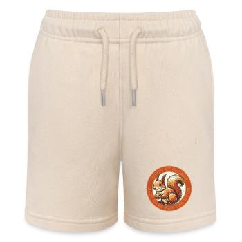 Just Here for the Nuts! - Stanley/Stella Teenager Bio-Joggingshorts MINI BOLTER - Natur - Vorne