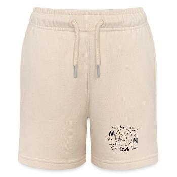 Monday Blues - Stanley/Stella MINI BOLTER Organic Teen Jogging Shorts - soft Ecru - Front