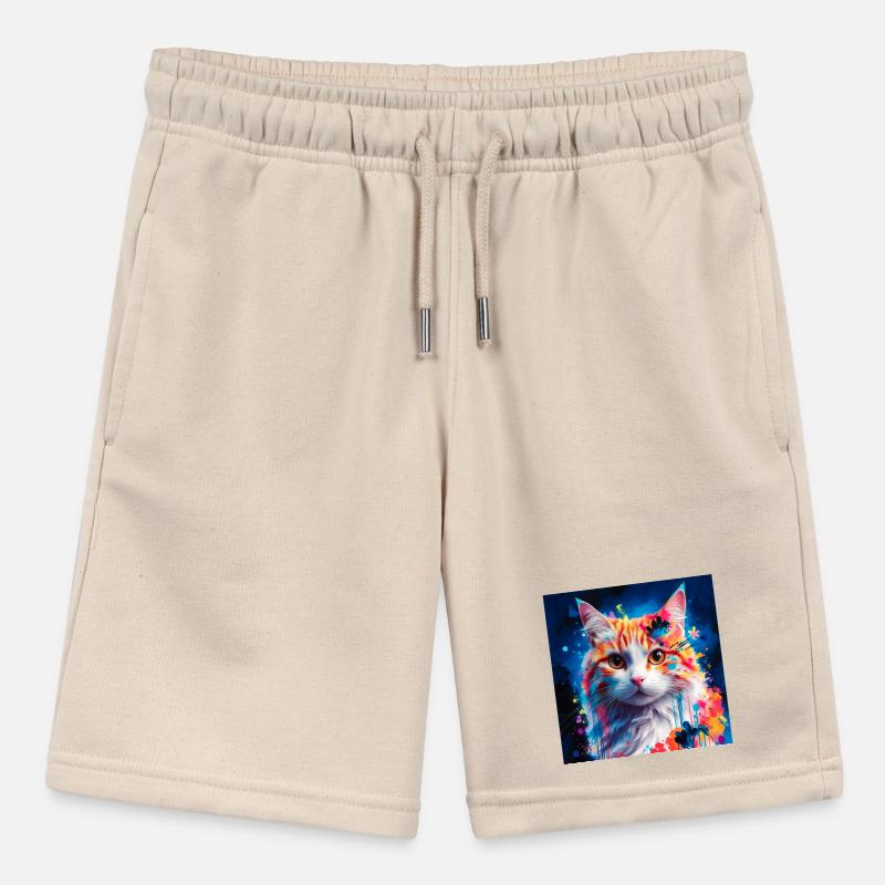 Artful cat Stanley/Stella MINI BOLTER Organic Teen Jogging Shorts
