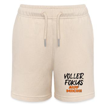 EGOISTISCH - VOLLER FOKUS AUF MICH - Stanley/Stella Teenager Bio-Joggingshorts MINI BOLTER - Natur - Vorne