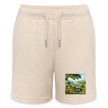 Vivid nature view - Stanley/Stella MINI BOLTER Organic Teen Jogging Shorts - soft Ecru - Front