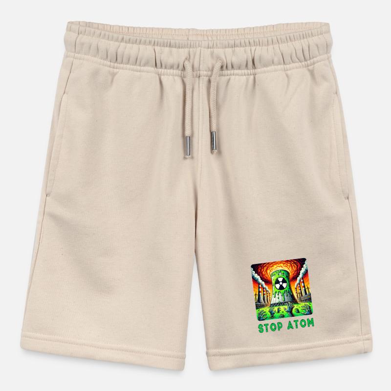 Stop Atom – Radioactive Stanley/Stella MINI BOLTER Organic Teen Jogging Shorts