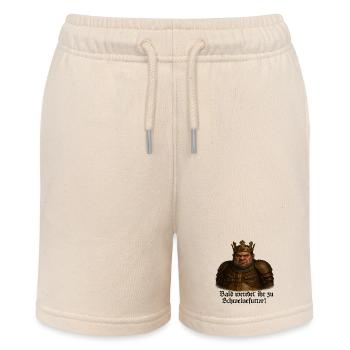 Stronghold Crusader – The Pig - Stanley/Stella MINI BOLTER Organic Teen Jogging Shorts - soft Ecru - Front