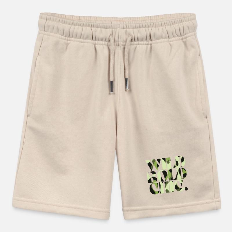 Wild Bold Chic Camouflage Chic Stanley/Stella Teenager Bio-Joggingshorts MINI BOLTER