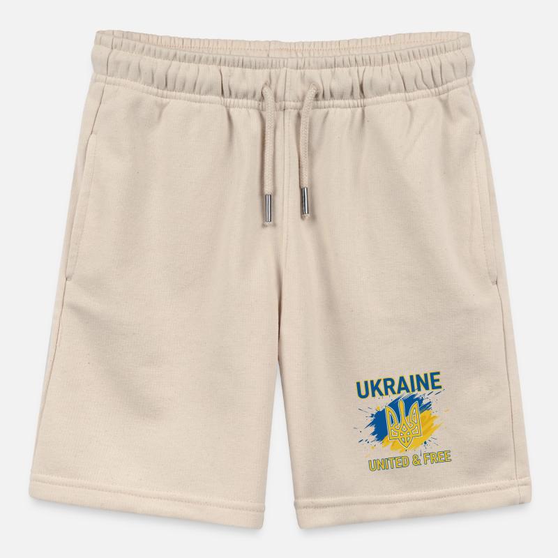 Ukraine Unity and Freedom Stanley/Stella MINI BOLTER Organic Teen Jogging Shorts
