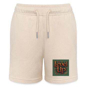Level Up - Stanley/Stella MINI BOLTER Organic Teen Jogging Shorts - soft Ecru - Front