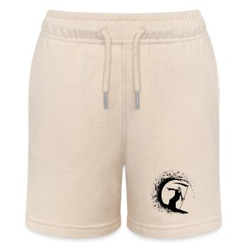 Tod und Surfen - Stanley/Stella Teenager Bio-Joggingshorts MINI BOLTER - Natur - Vorne