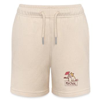 Plot Twist: I am the Red Flag - Stanley/Stella Teenager Bio-Joggingshorts MINI BOLTER - Natur - Vorne