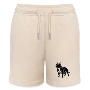 Amerikanischer Pitbull - Stanley/Stella Teenager Bio-Joggingshorts MINI BOLTER - Natur - Vorne