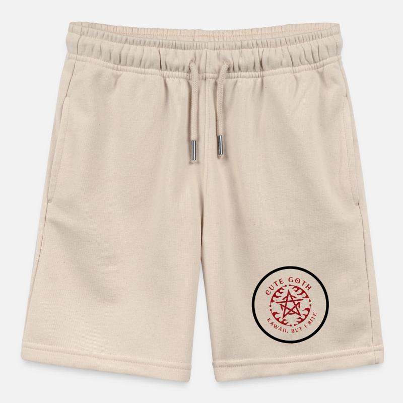 Cute Goth Pentagram Crest Stanley/Stella MINI BOLTER Organic Teen Jogging Shorts