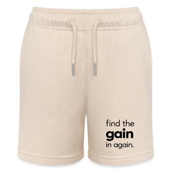 Find the Gain in Again - Stanley/Stella MINI BOLTER Organic Teen Jogging Shorts - soft Ecru - Front