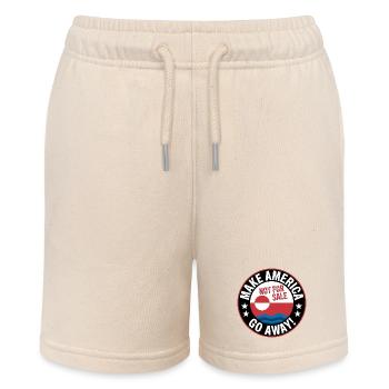 Grönland steht nicht zum Verkauf! - Grönland / Grønland - Stanley/Stella Teenager Bio-Joggingshorts MINI BOLTER - Natur - Vorne