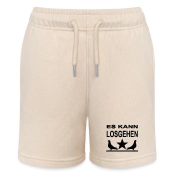 Doves - Stanley/Stella MINI BOLTER Organic Teen Jogging Shorts - soft Ecru - Front