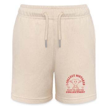I'm collecting bugs – Do you want to join in? - Stanley/Stella MINI BOLTER Organic Teen Jogging Shorts - soft Ecru - Front