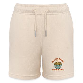 Will Cook Noodles For Compliments – Nudel Liebhabe - Stanley/Stella MINI BOLTER Organic Teen Jogging Shorts - soft Ecru - Front