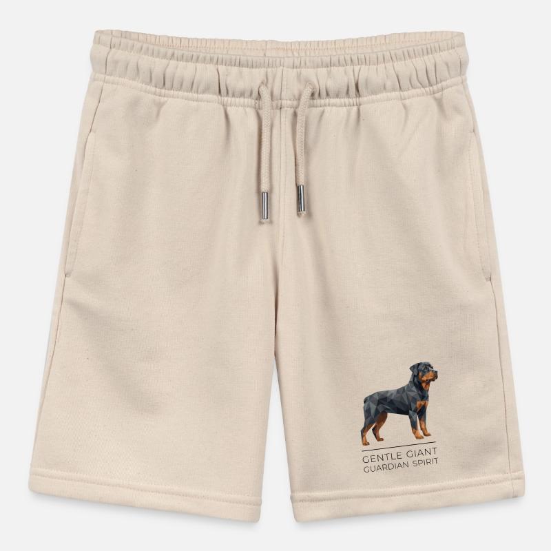 Art Low-Poly Rottweiler - Géant doux Short bio MINI BOLTER Stanley/Stella Ado