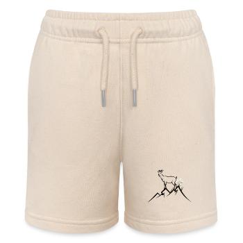Berg, Alpen - Stanley/Stella Teenager Bio-Joggingshorts MINI BOLTER - Natur - Vorne