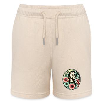 Lebe Lachen, Liebe - Stanley/Stella Teenager Bio-Joggingshorts MINI BOLTER - Natur - Vorne