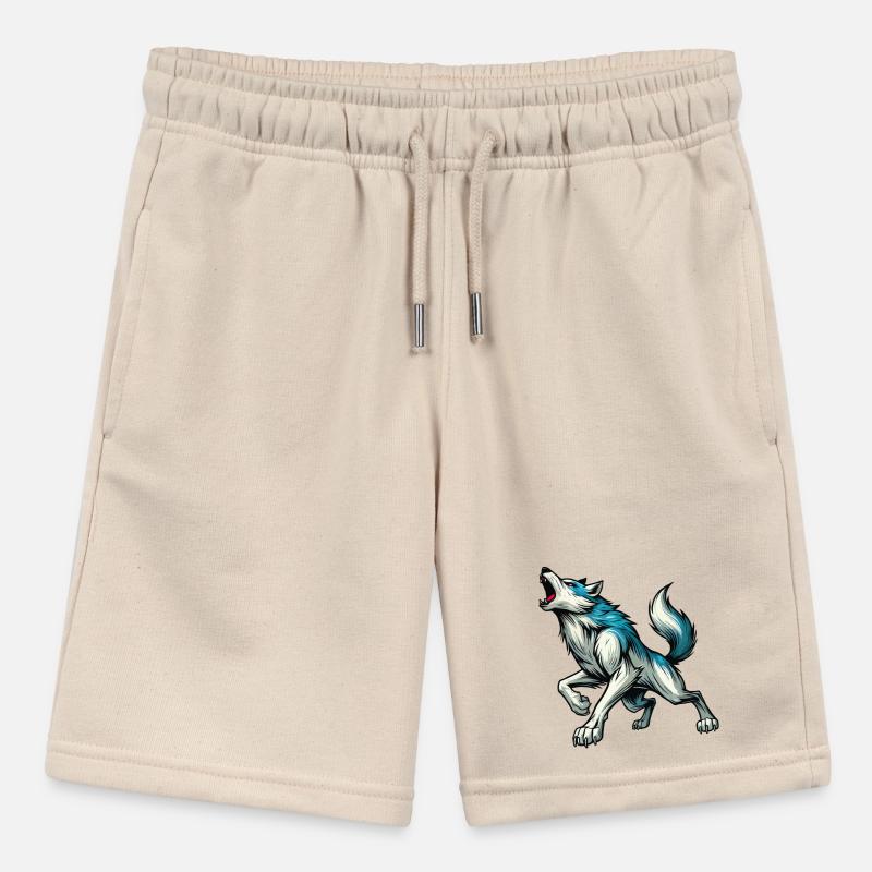 Wolf Comic Stanley/Stella Teenager Bio-Joggingshorts MINI BOLTER