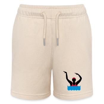 water aerobics - Stanley/Stella MINI BOLTER Organic Teen Jogging Shorts - soft Ecru - Front